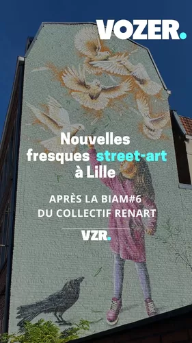 Nouvelles fresques street-art à Lille