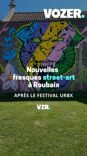 Nouvelles fresques street-art à Roubaix