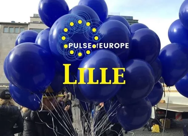 Le mouvement international Pulse of Europe gagne Lille
