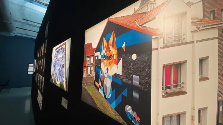 La Biennale internationale d'Art Mural s'expose à la Maison Folie Wazemmes