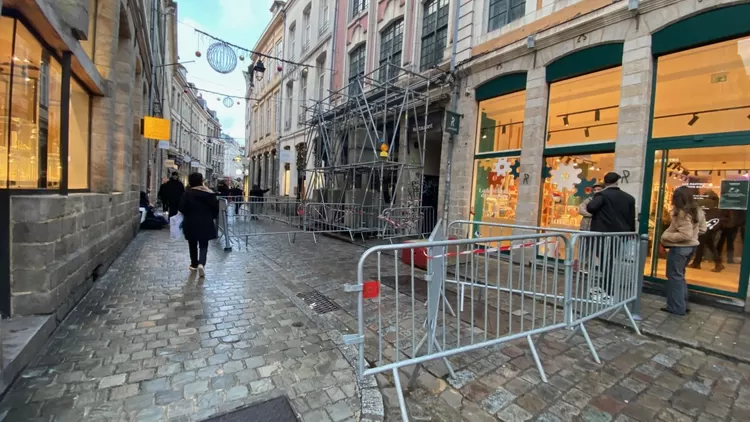 Dans le Vieux-Lille, la rue Lepelletier est de nouveau fermée à la circulation