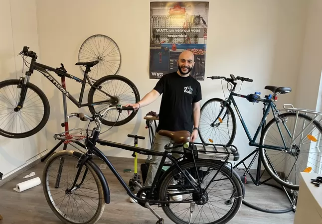 À Lille, Watt transforme votre biclou classique en vélo électrique