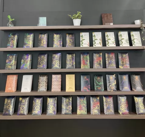 Les nombreuses tablettes d'Astral Chocolat fondent sur la rue de la Monnaie
