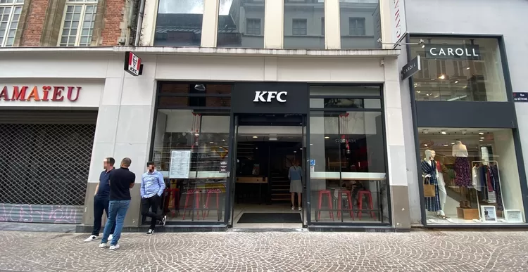 Le nouveau KFC a ouvert rue de Béthune