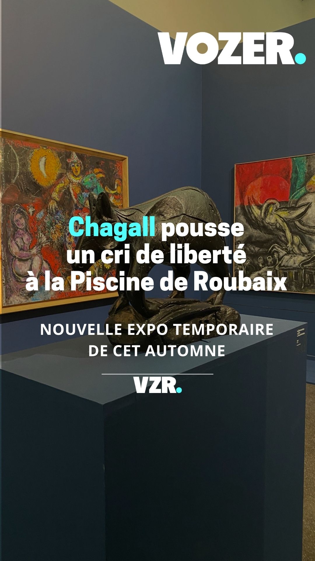 Chagall lance un cri de liberté à la Piscine de Roubaix