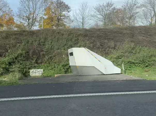 Un nouveau radar est apparu sur la voie rapide dans le sens Roubaix-Lille