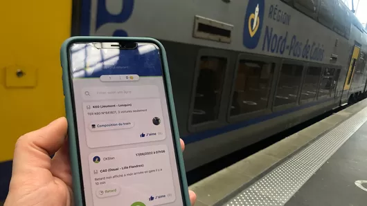 La région lance Rezo une appli gratuite pour communiquer entre voyageurs TER