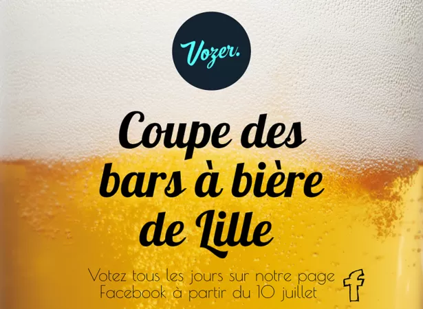Ce mercredi, Vozer entame sa coupe des bars à bière de Lille