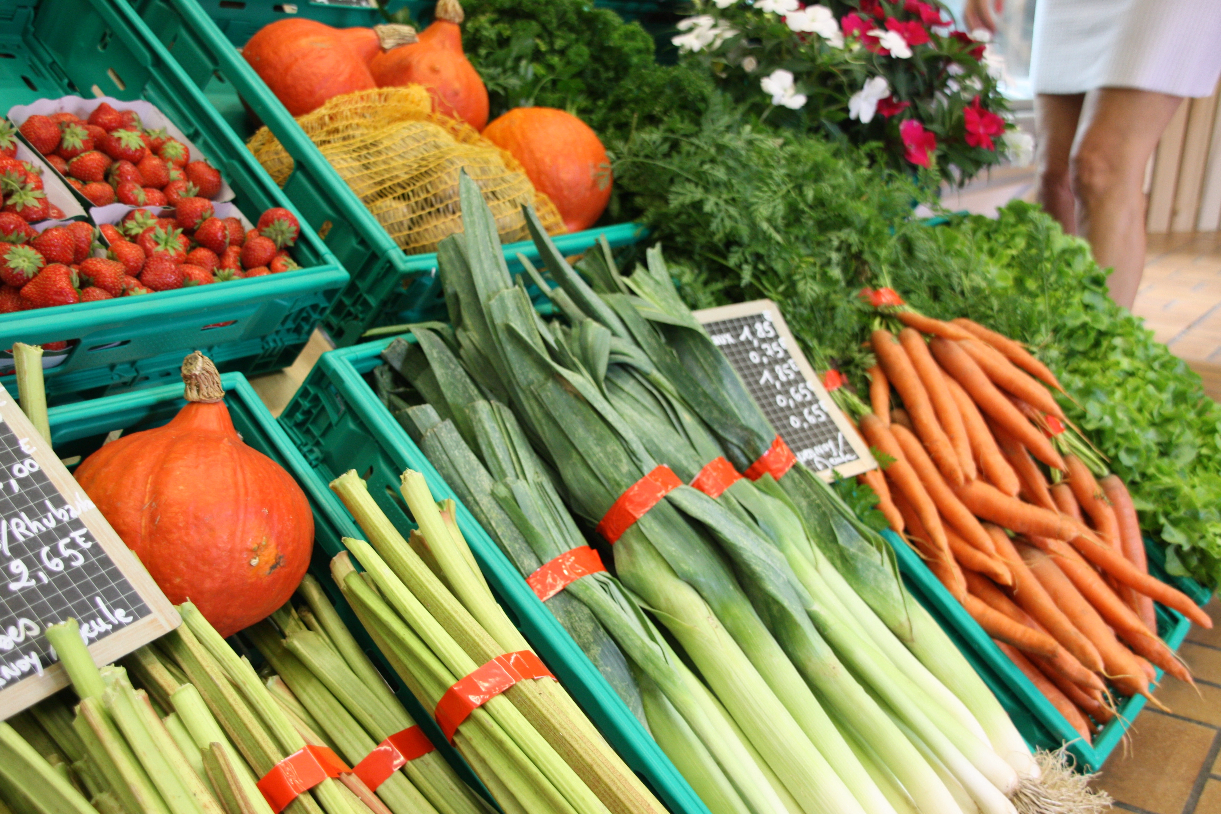Il y a de quoi faire le plein de courses pendant le marché