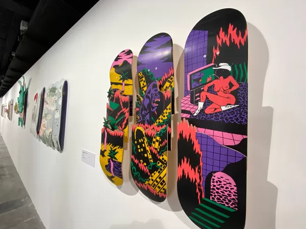 L'exposition dédiée aux boards customisées est arrivée à la Condition Publique