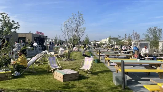 Le rooftop géant de HTSM Brique House a rouvert à la Maillerie