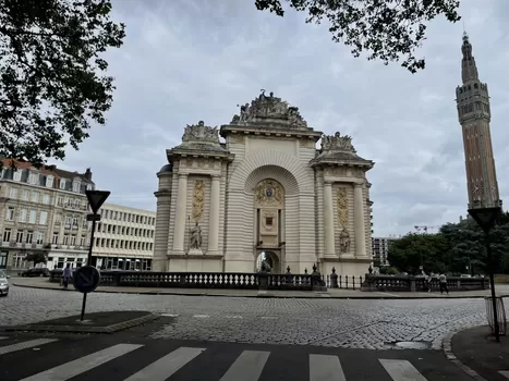 Le secteur autour de la Porte de Paris est entré en travaux ce lundi