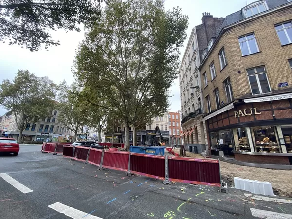 La place de Strasbourg se met au vert pour au moins quatre mois