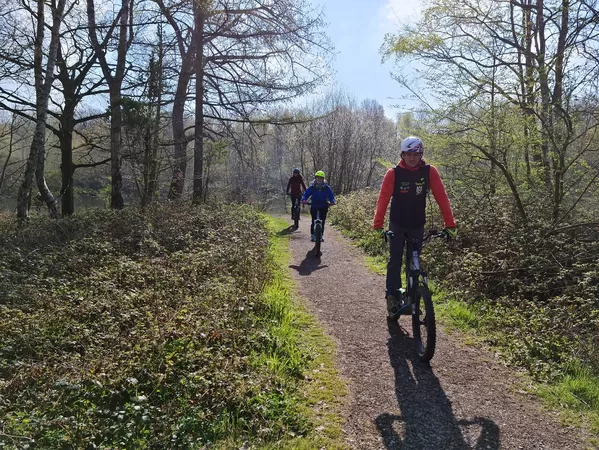 On peut se faire une virée en trottinette électrique dans la forêt de Phalempin