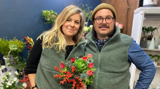 Dubouquet débarque début janvier à Saint-Michel avec ses fleurs de saison et ses vases chinés