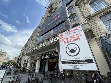 Le préfet du Nord annonce des allègements sur le port du masque en extérieur