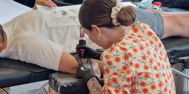 Ce week-end, c'est parti pour deux jours de tattoo flash à la Maillerie