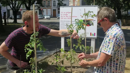 Le quartier Saint Michel se met au vert avec le jardin de Philippe l'Houblon