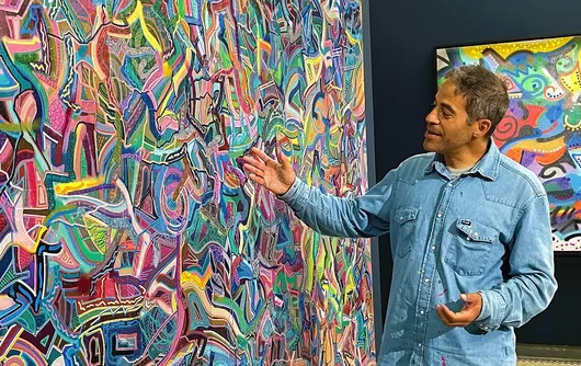 Cet été, le street artist JonOne met de la couleur à La Piscine de Roubaix