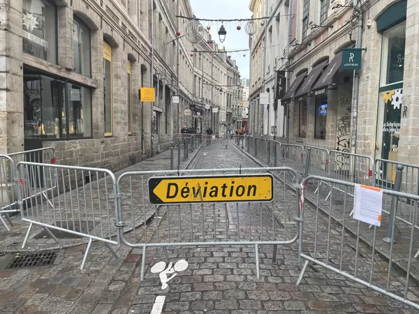 Vieux-Lille : une partie de la rue Lepelletier et ses commerces toujours inaccessibles