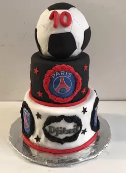 Bonne occase sur Lille : gâteau aux couleurs du PSG, jamais servi