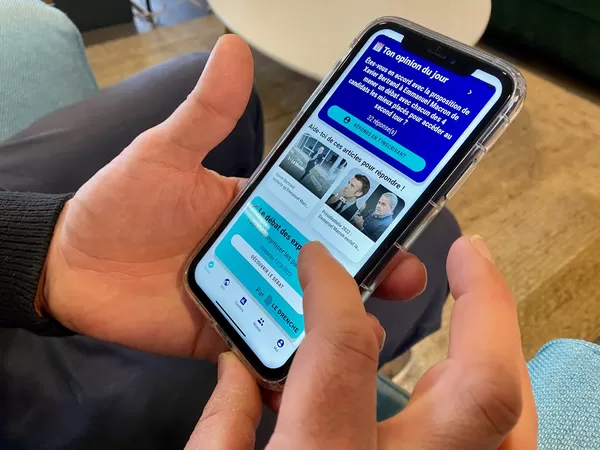 Qui pense quoi, l'appli lilloise qui vous fait débattre sur l'actu politique et électorale