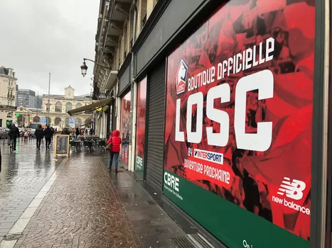 La boutique du LOSC va déménager rue Faidherbe