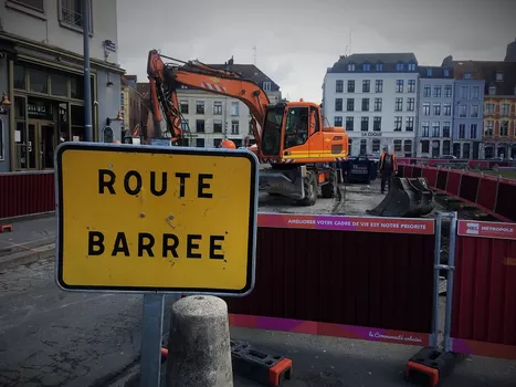 Nouvelle phase de travaux dans le Vieux Lille... jusqu'en novembre