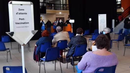 Le vaccinodrome de Marcq-en-Barœul a rouvert ses portes à l'hippodrome