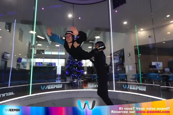 Pour Noël, vous pouvez offrir des vols dans le simulateur de chute indoor de Lesquin