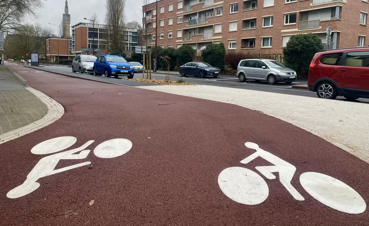 Une nouvelle piste cyclable fait le lien entre le centre de Lille et Fives