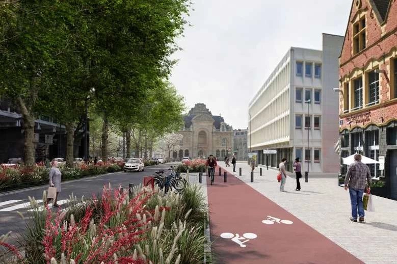 La future rue Pierre Mauroy. @MairieLille