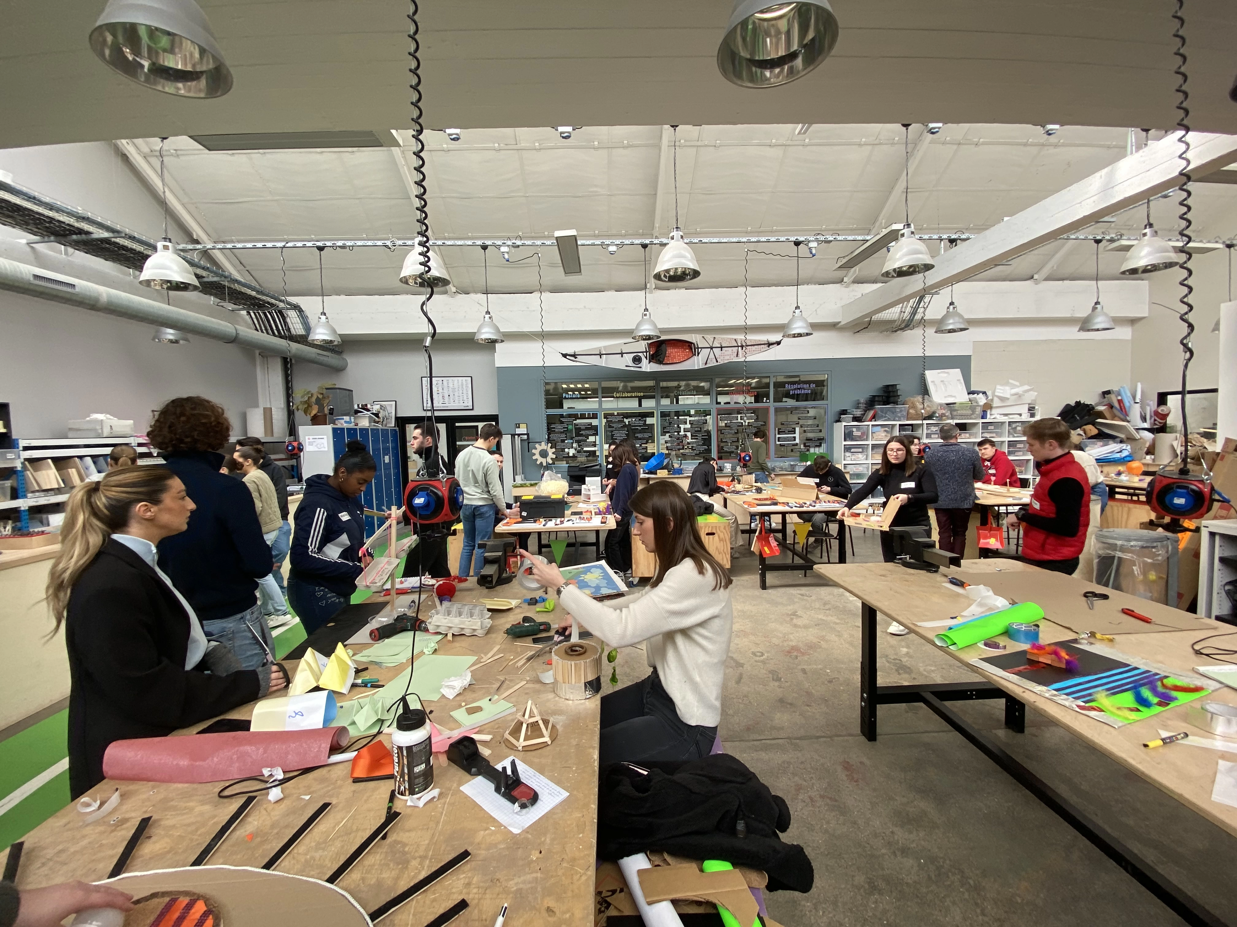 L'atelier LiDD dans lequel les étudiant·es pourront donner vie à leurs projets. ©UCL