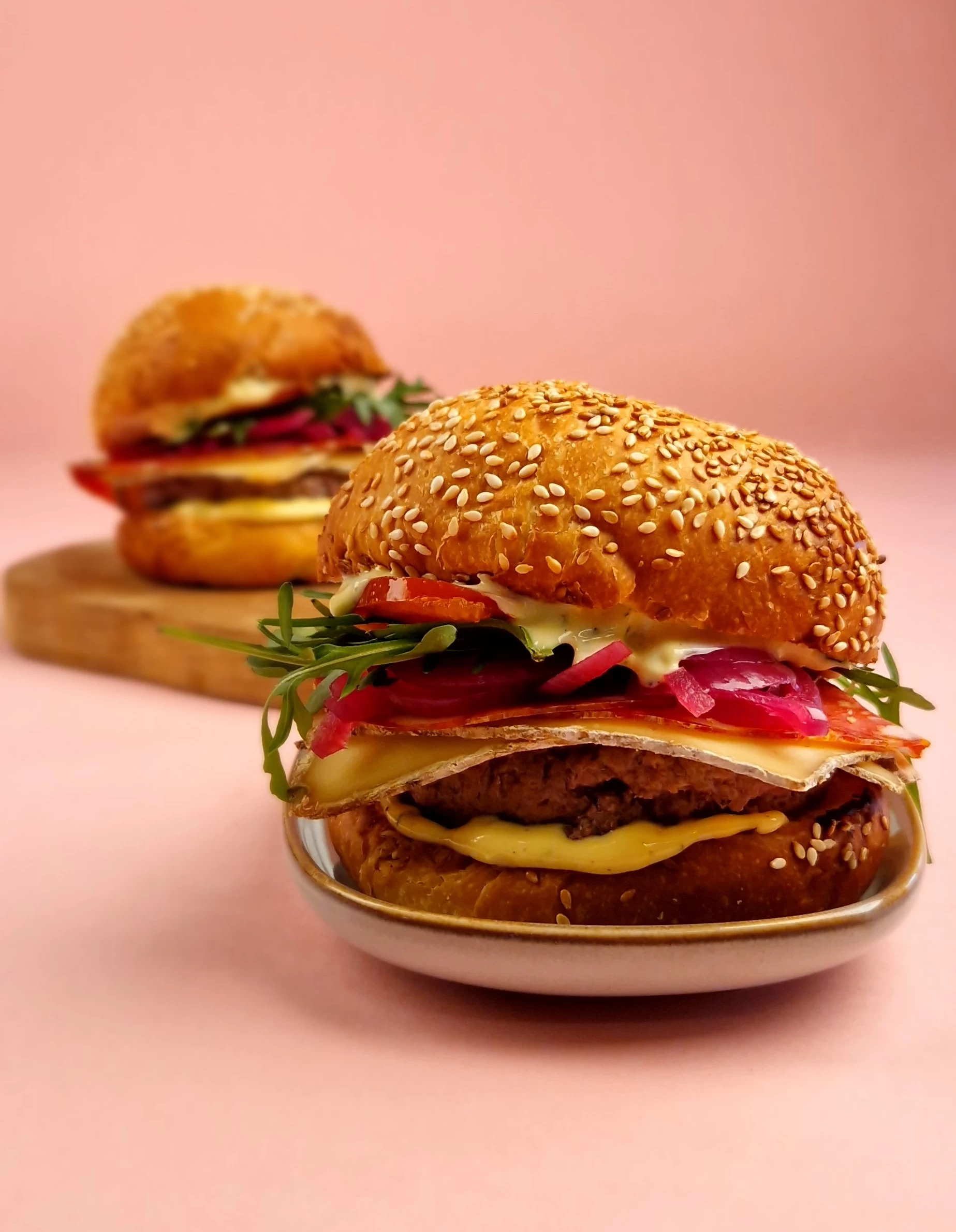 Les burgers sont composés de produits frais provenant de partenaires des Partisans. ©Partisansdugoût