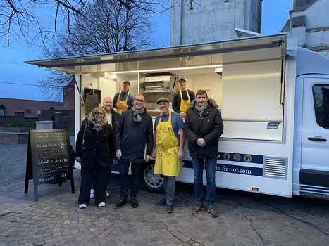 Le champion du monde de la frite a ouvert sa baraque à Linselles