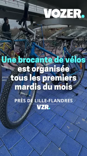 Une brocante de vélos est organisée tous les premiers mardis du mois