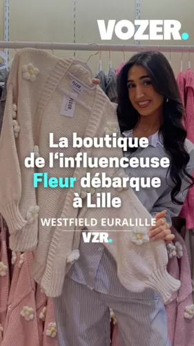La boutique de l'influenceuse Fleur débarque à Lille