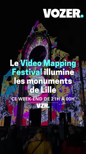 Le Video Mapping Festival illumine les monuments de Lille