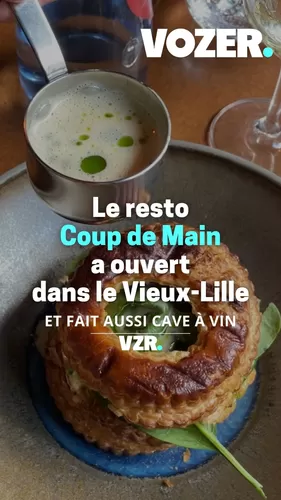 Le resto Coup de main a ouvert  dans le Vieux-Lille