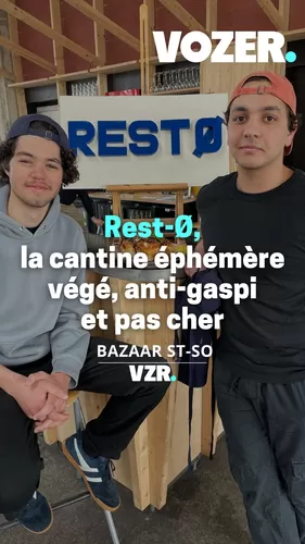 Rest-Ø,  la cantine éphémère végé, anti-gaspi  et pas cher