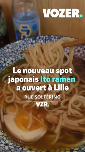 Le nouveau spot japonais Ito ramen a ouvert à Lille 