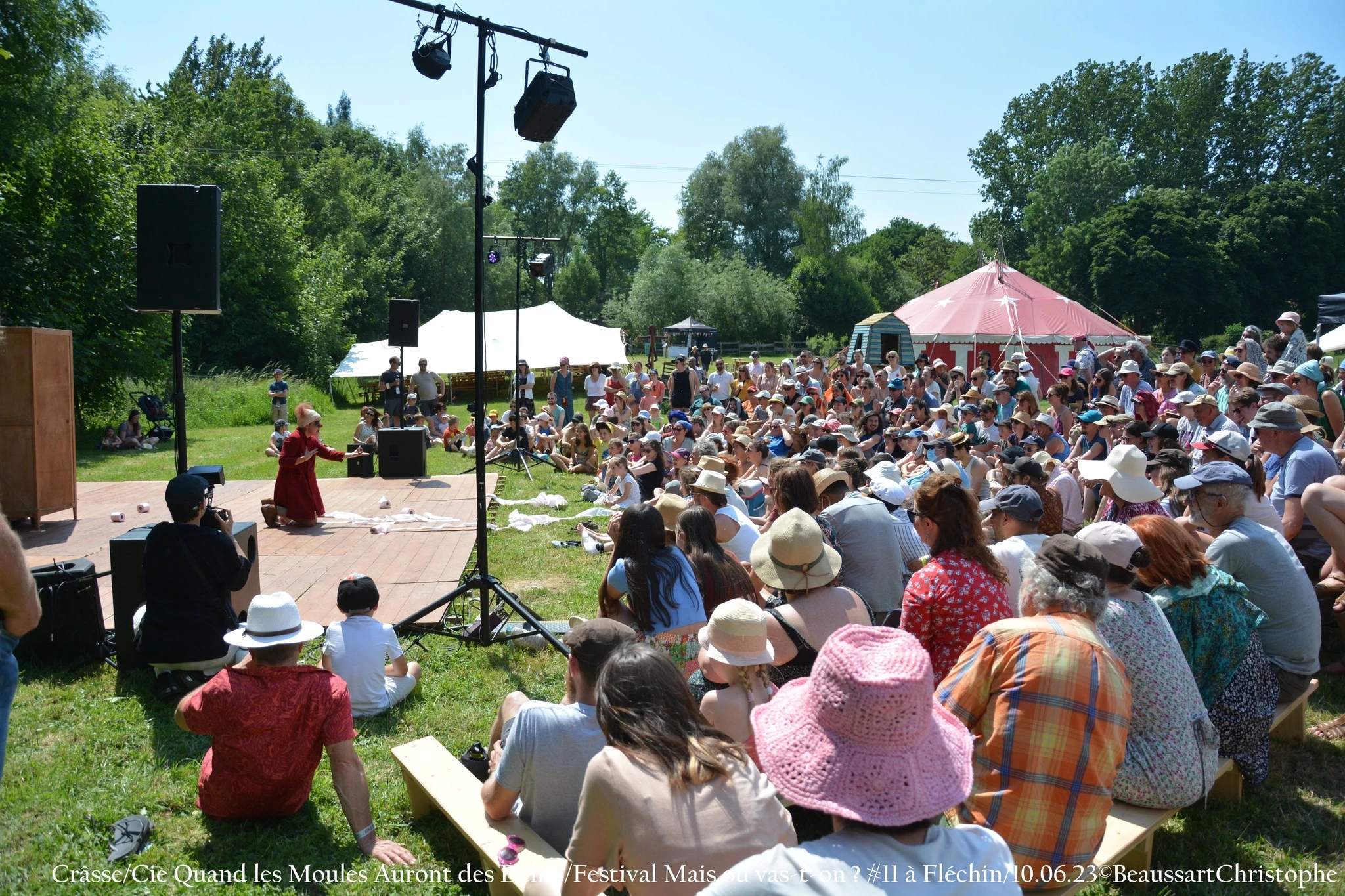 Voilà un peu comment se présente le festival. @Christophe Beaussart