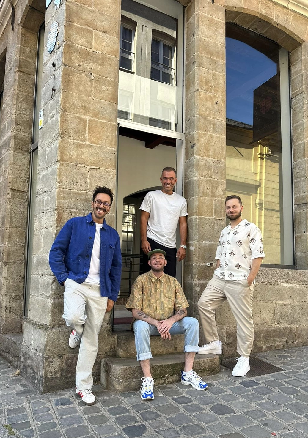 Thom, Zach, Simon et Steeve, la belle bande de potes du Smack. 