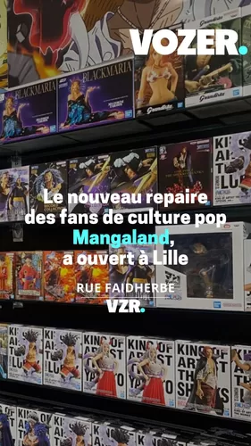 Le nouveau repaire des fans de culture pop Mangaland, a ouvert à Lille