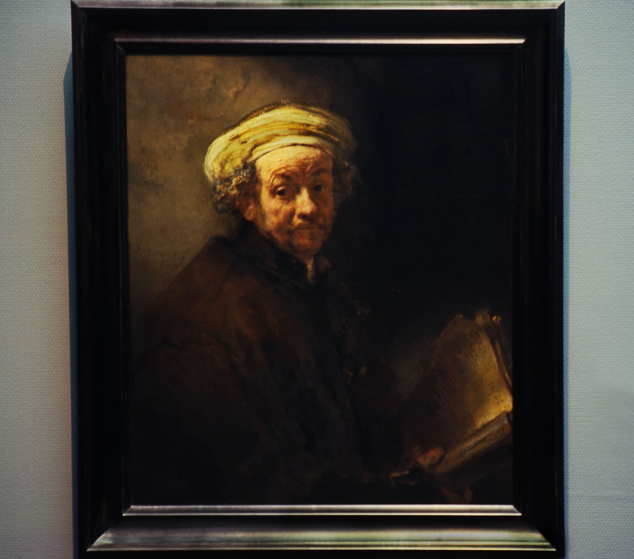 Autoportrait de Rembrandt.