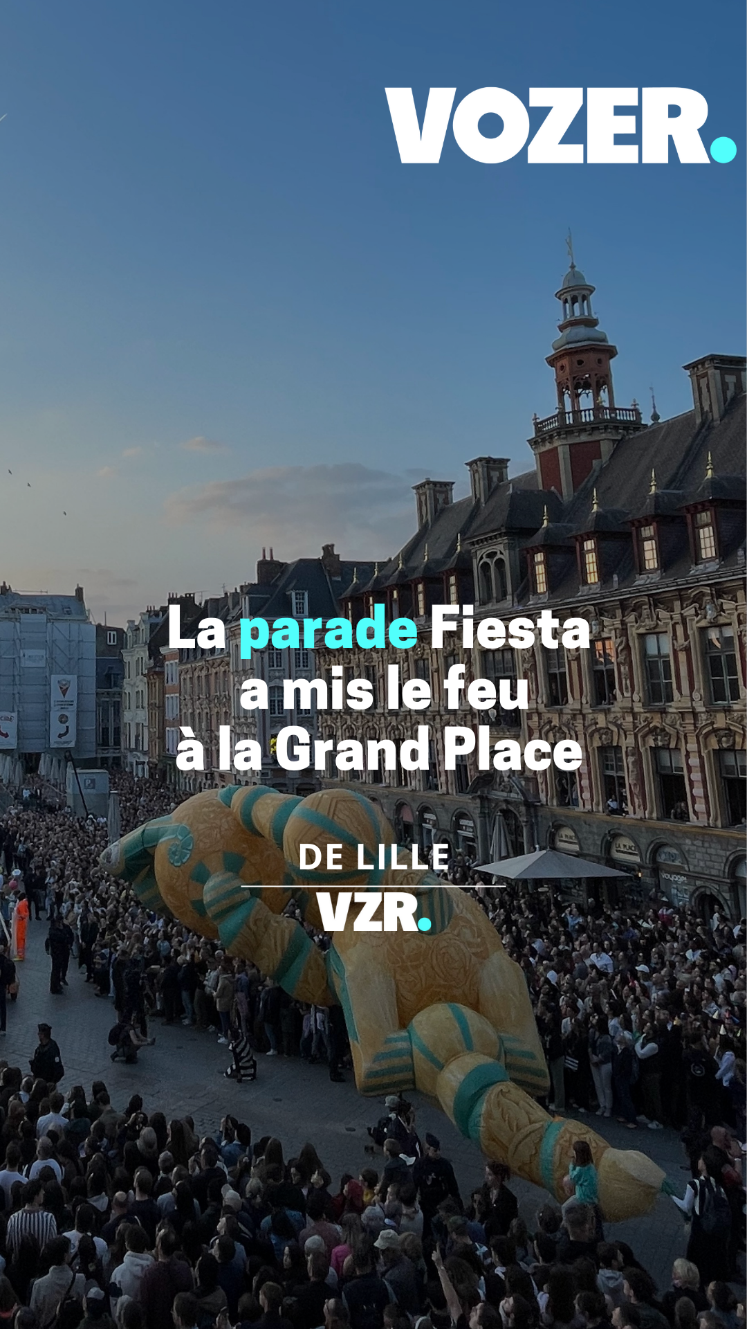 La grande parade de Fiesta a mis le feu à la Grand Place de Lille