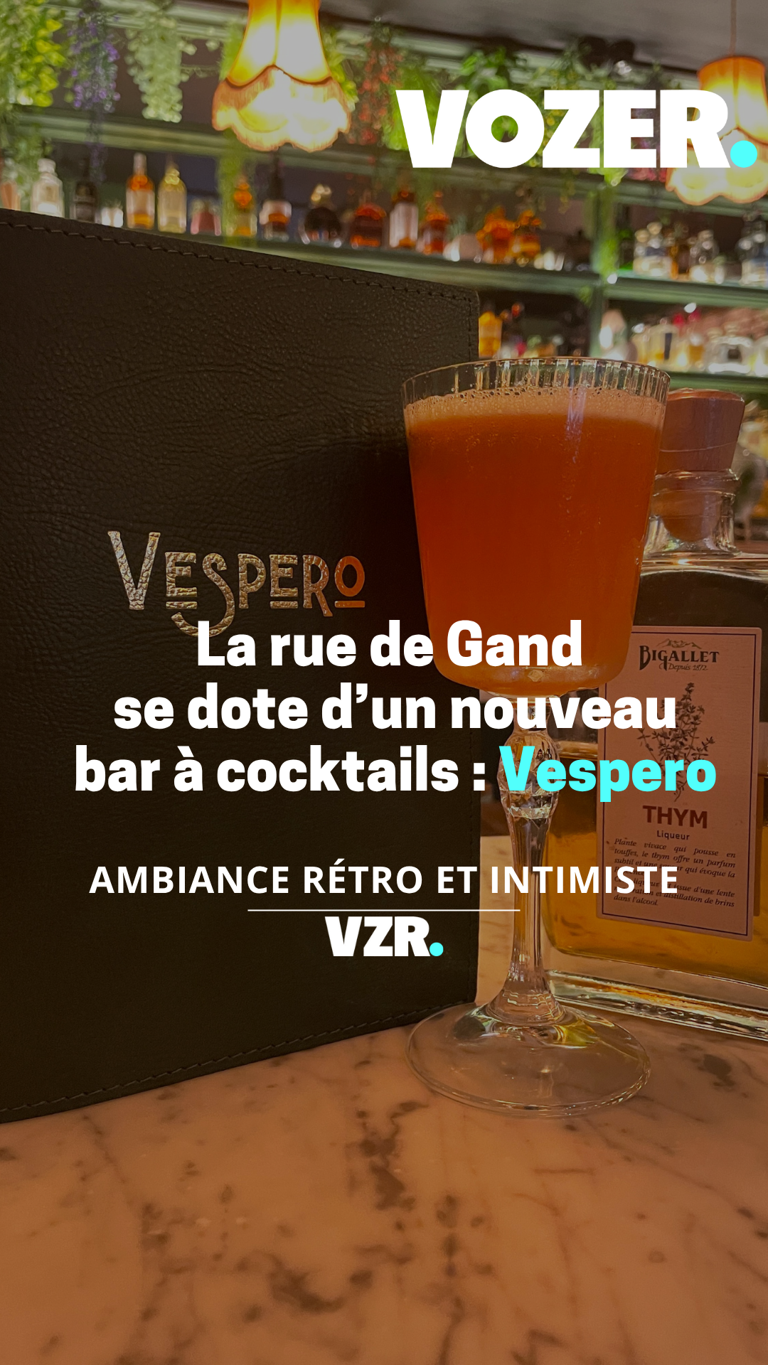 La rue de Gand à Lille se dote d'un nouveau bar à cocktails : Vespero