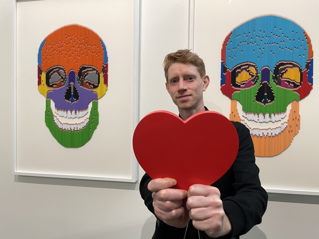 L'artiste avait exposé ses œuvres en crayon de bois à La Piscine de Roubaix en 2022.