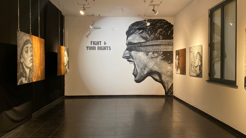 Le street-artiste lillois Kely Abstract est aussi de la partie.