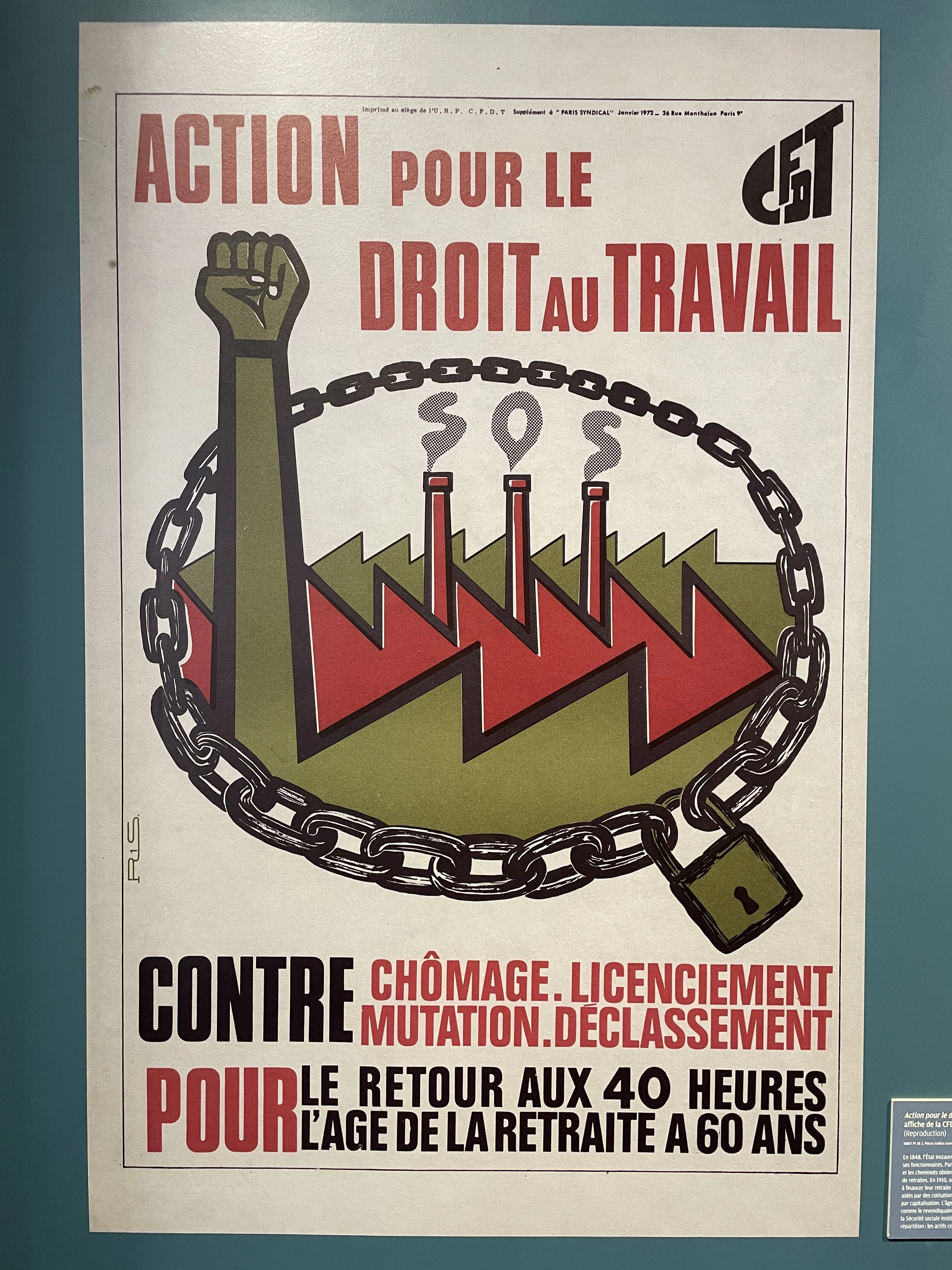 L'expo balaye les clichés sur les chômeurs volontaires (qui font grève) et involontaires.